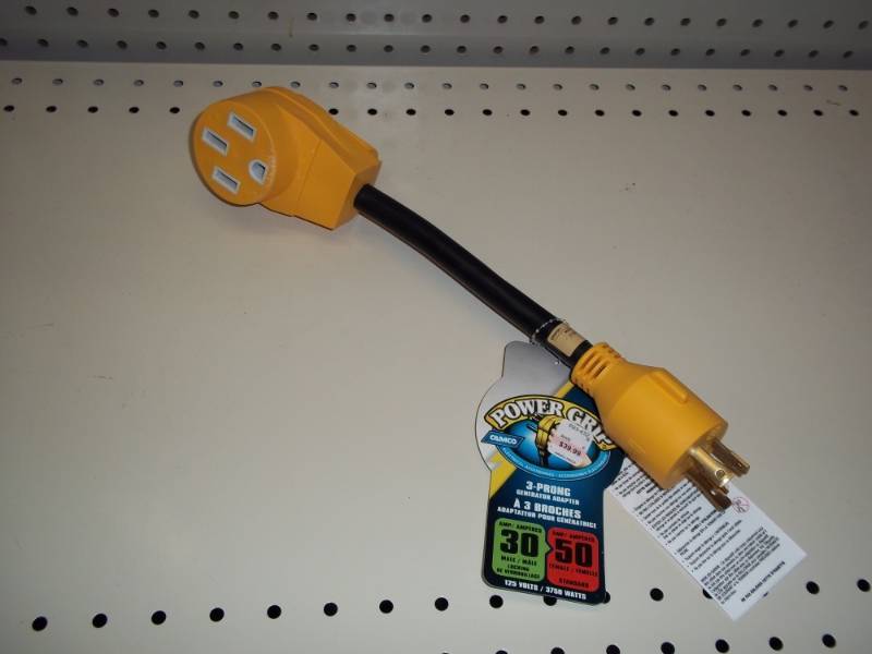lot 131 image: Power Grip RV Generator Adapters