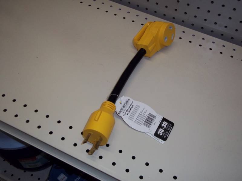 lot 132 image: Power Grip RV Generator Adapters