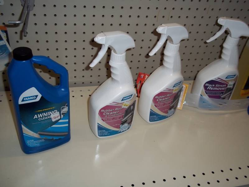 lot 137 image: Shelf Lot includes Camp Fuel Funnels, Cleaners, camping fuel