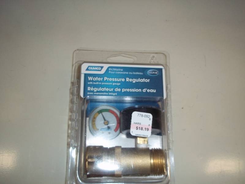 lot 140 image: RV Water Pressure Regulator