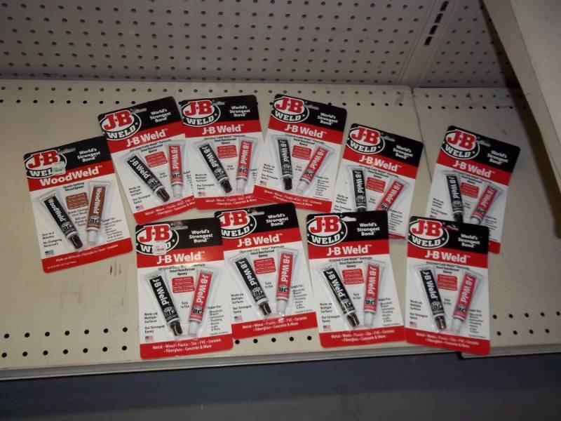 lot 159 image: Lot of 10 packages of JB Weld