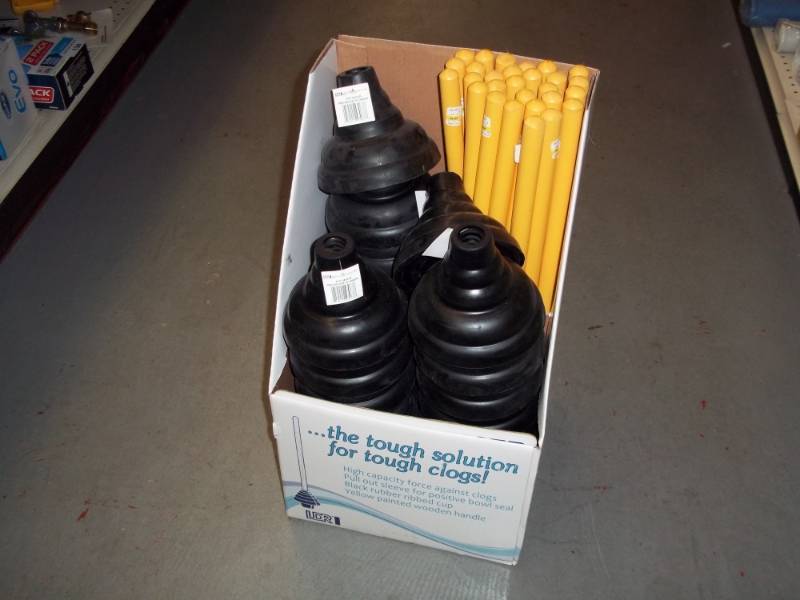 lot 175 image: Box of Tough Plungers