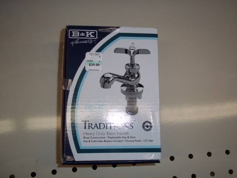 lot 202 image: Heavy Duty Basin Faucet