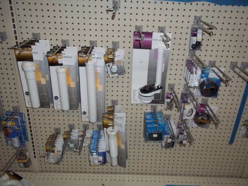lot 209 image: Wall Shelf Lot Bottom Half Misc bathroom plumbing,