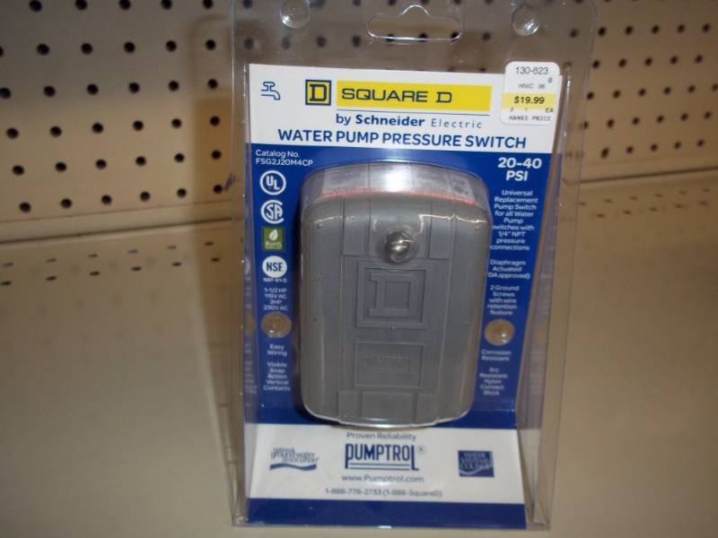 lot 243 image: Water Pump Pressure Switch