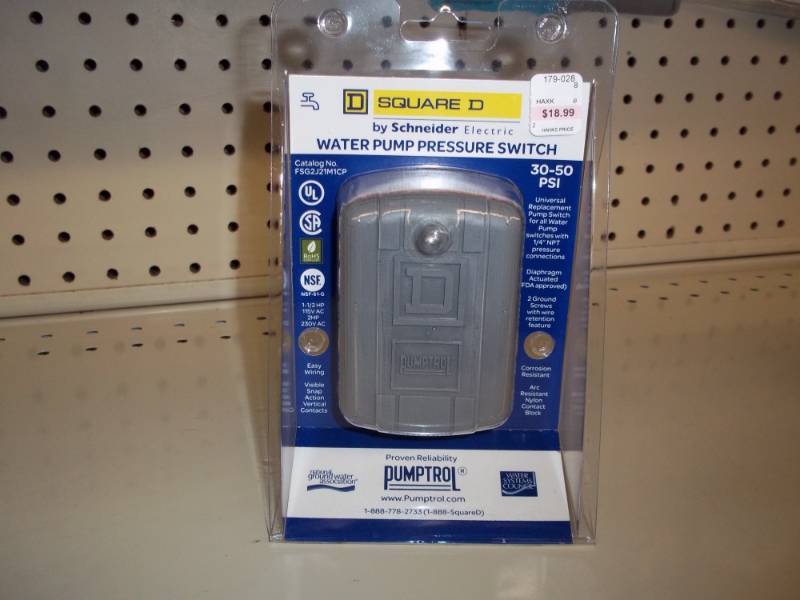 lot 246 image: Water Pump Pressure Switch