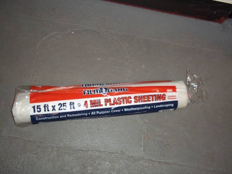 lot 255 image: Plastic Sheeting 4 mil 15x25