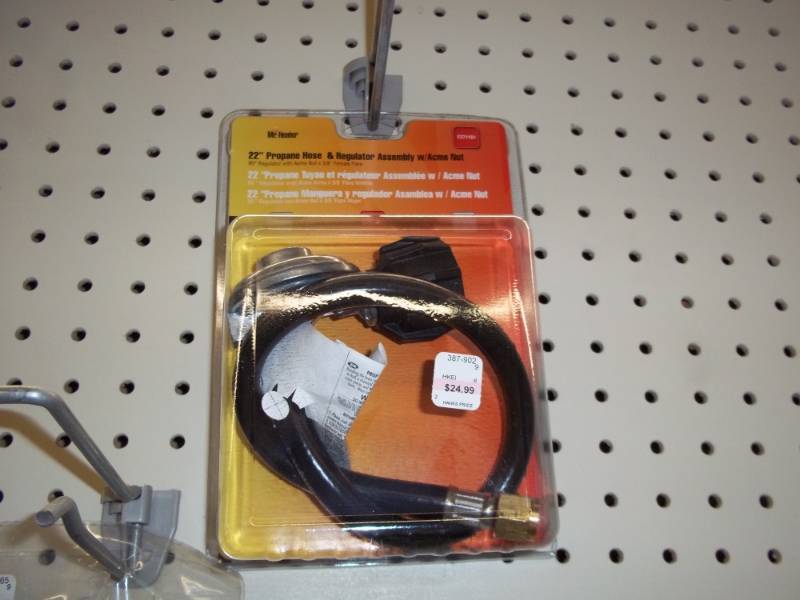 lot 296 image: 22 in Propane Hose Regulator Assembly