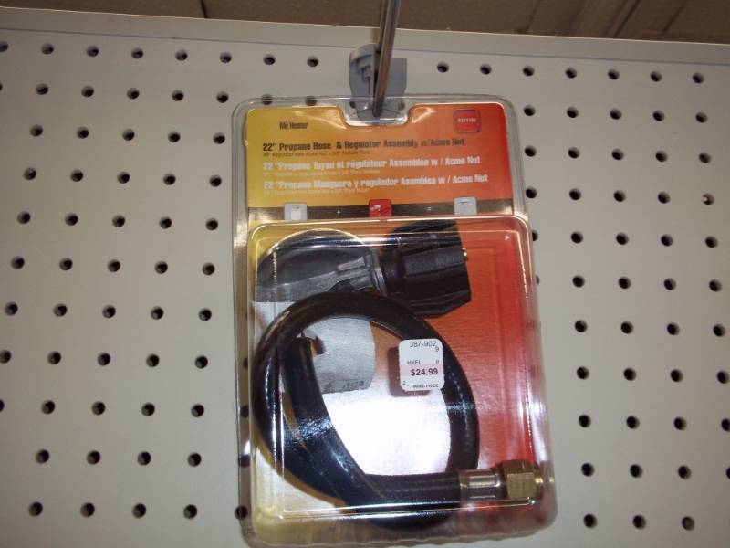 lot 297 image: 22 in Propane Hose Regulator Assembly