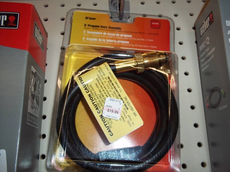 lot 317 image: 5 ft Propane Hose Assembly