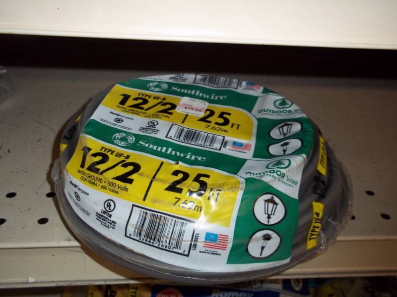 lot 350 image: Electrical Wire 122 25 ft