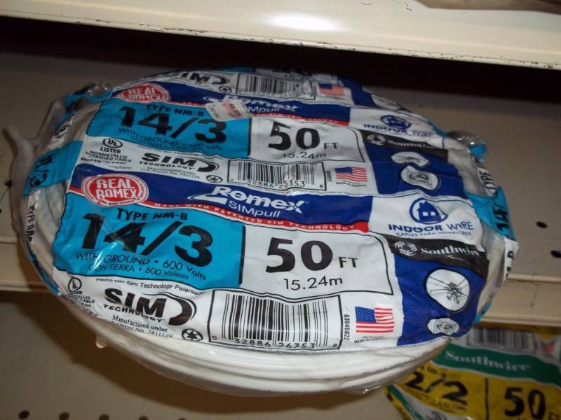 lot 351 image: Electrical Wire 142 50 ft