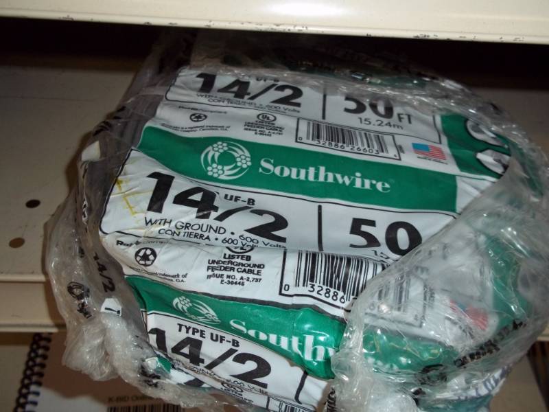 lot 354 image: Electrical Wire 142 50 ft