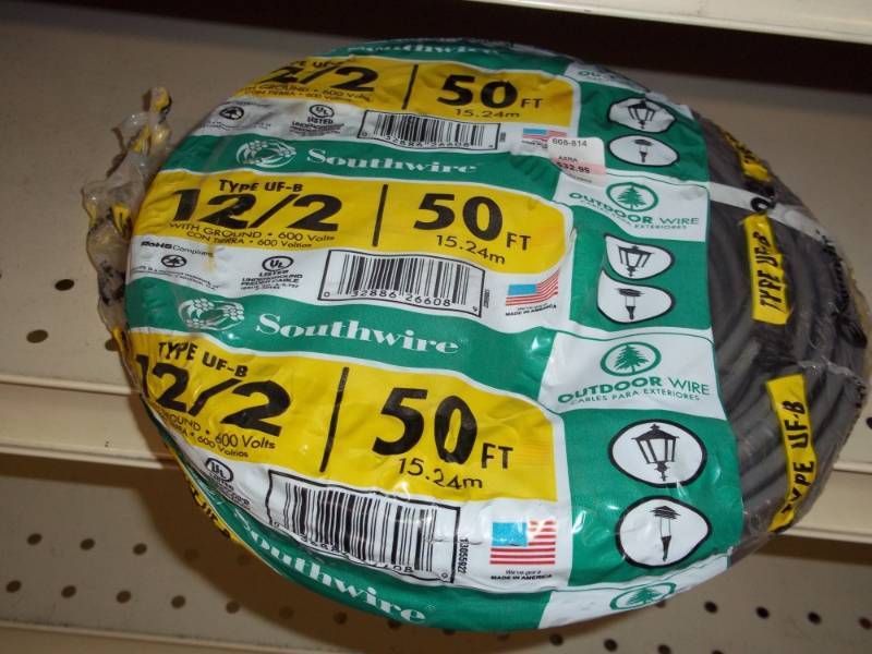 lot 355 image: Electrical Wire 122 50 ft