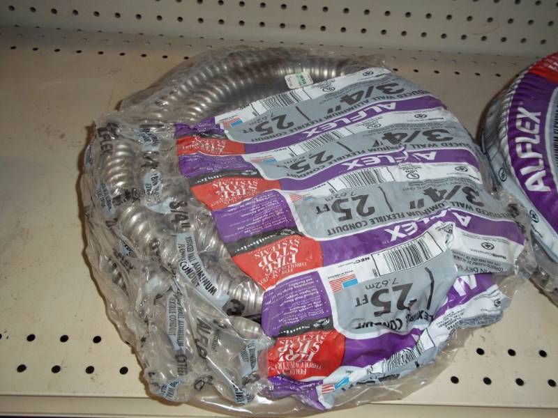 lot 360 image: Flexible Conduit 34 x 25ft