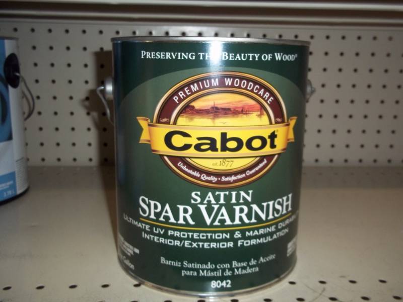 lot 397 image: Gallon Cabot Satin Varnish