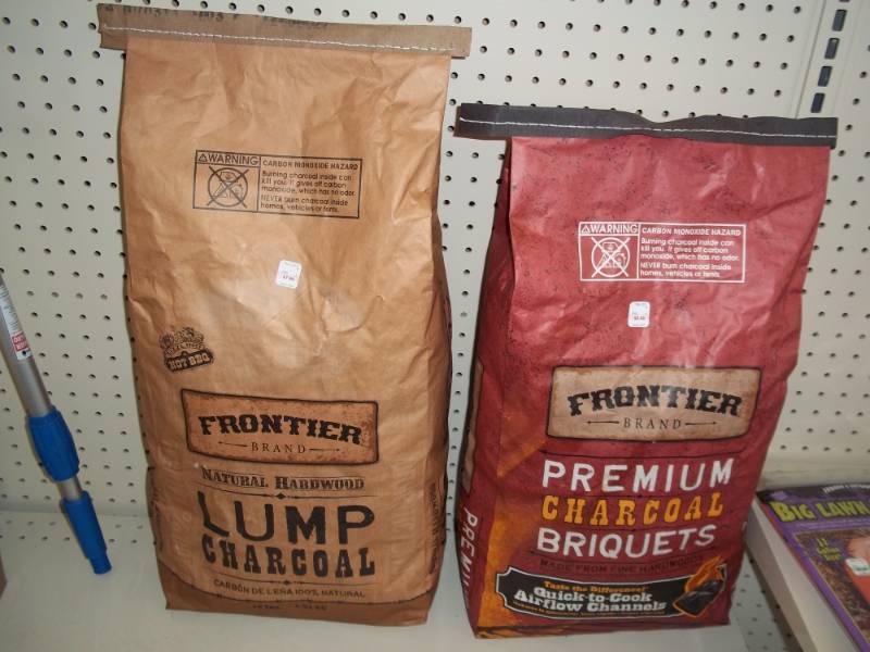 lot 490 image: Lot of 2 bags of Charcoal