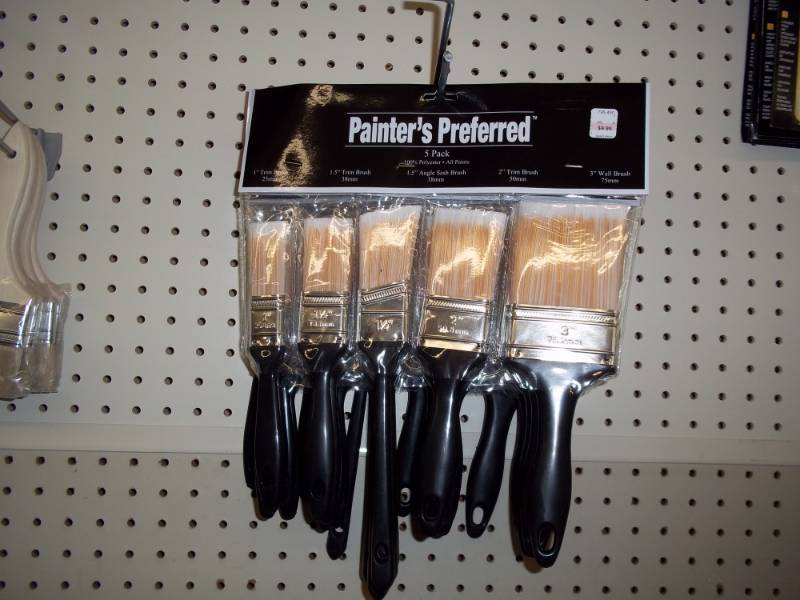 lot 507 image: Pack of 5 Brushes from 1 in to 3 in