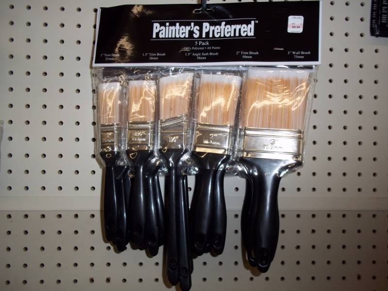 lot 513 image: Pack of 5 Brushes from 1 in to 3 in