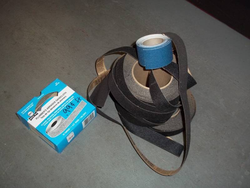 lot 537 image: Stair Safety Tread, Plumbers Abrasive Cloth