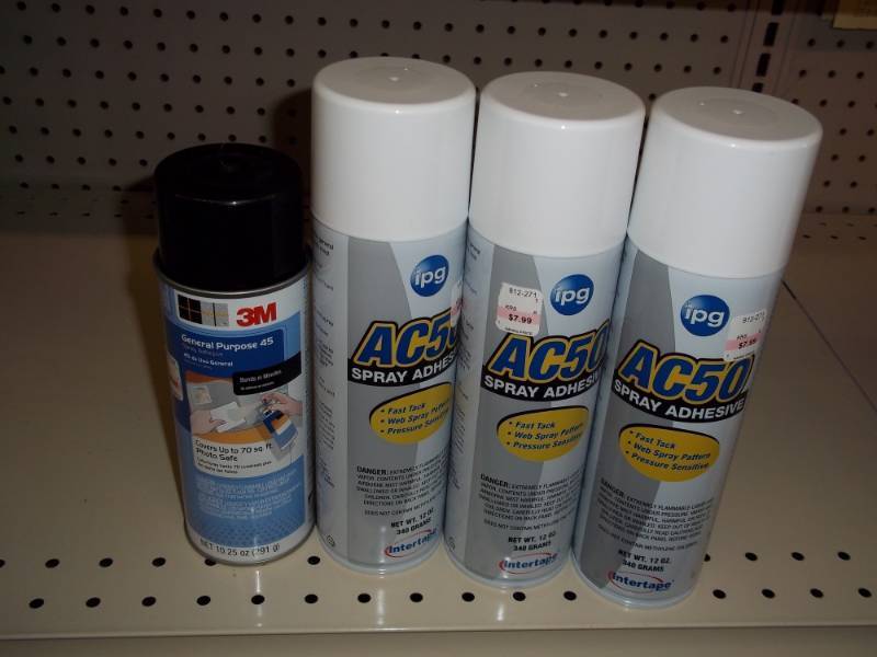lot 539 image: Lot of 4 cans of Spray Adhesive
