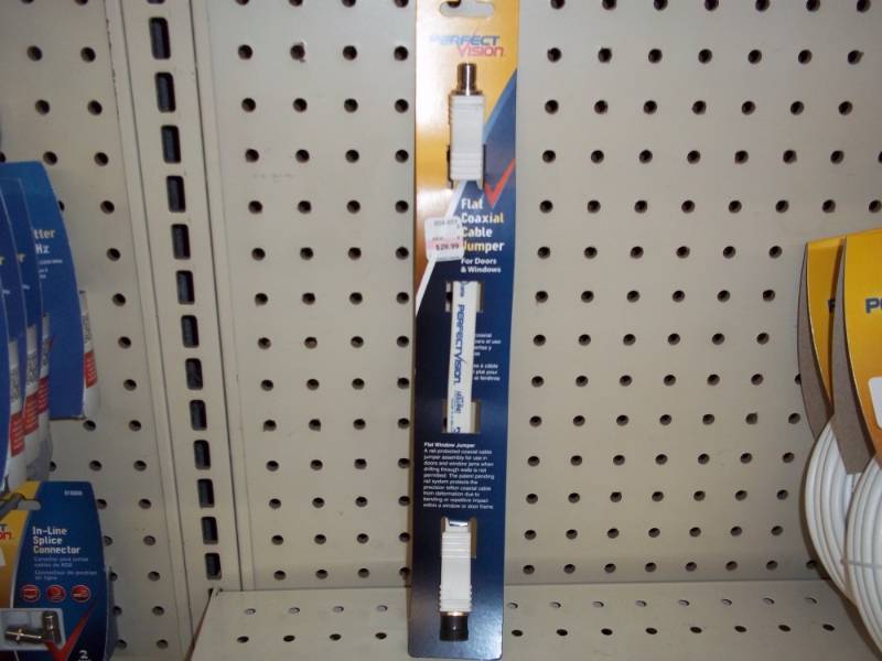 lot 597 image: Flat Coax Jumper Cable