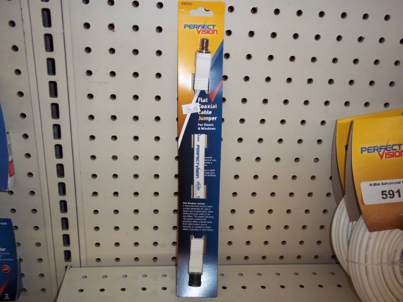 lot 599 image: Flat Coax Jumper Cable