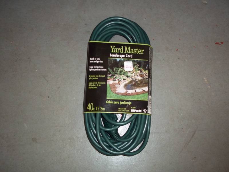 lot 640 image: Extension Cord Outdoor 40 ft green
