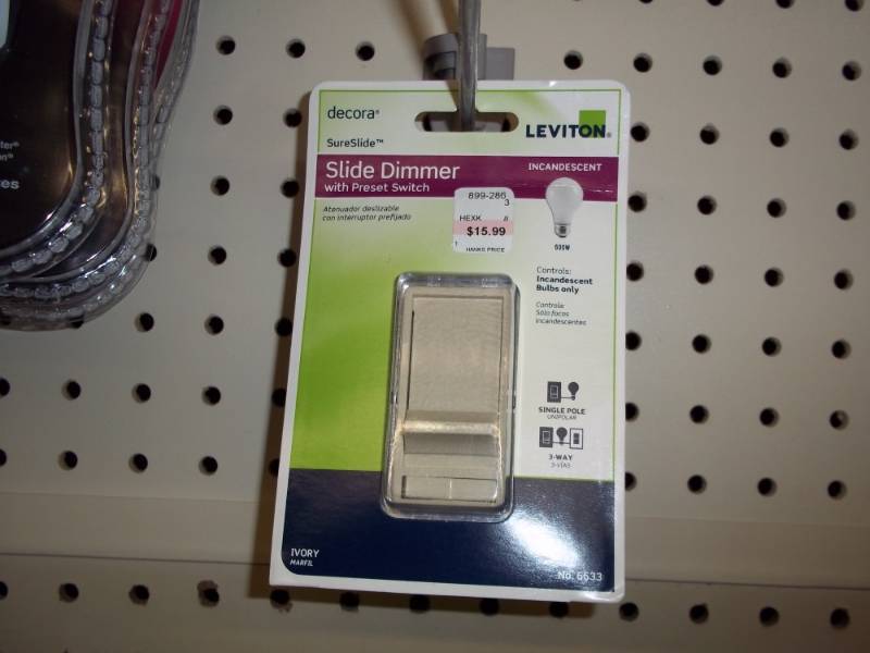 lot 699 image: Slide Dimmer