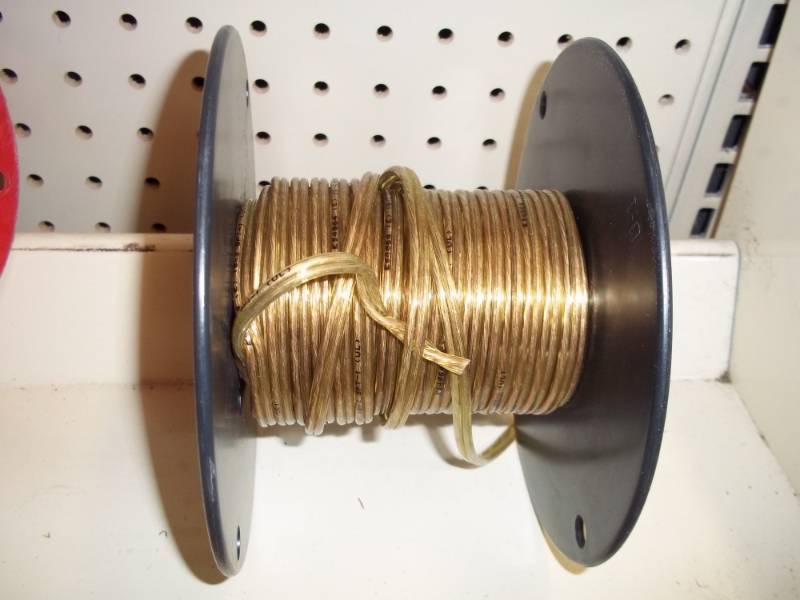 lot 736 image: Roll of Lamp Cord bronze