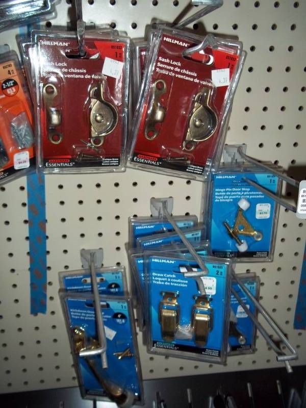 lot 772 image: Wall Lot Window Sash Locks and Door Stops