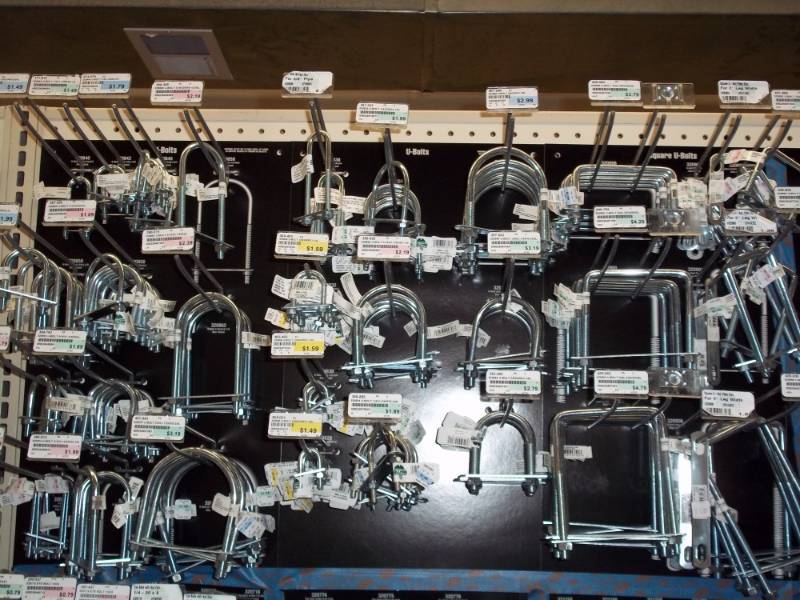 lot 777 image: Wall Lot of  Variety of U Bolts