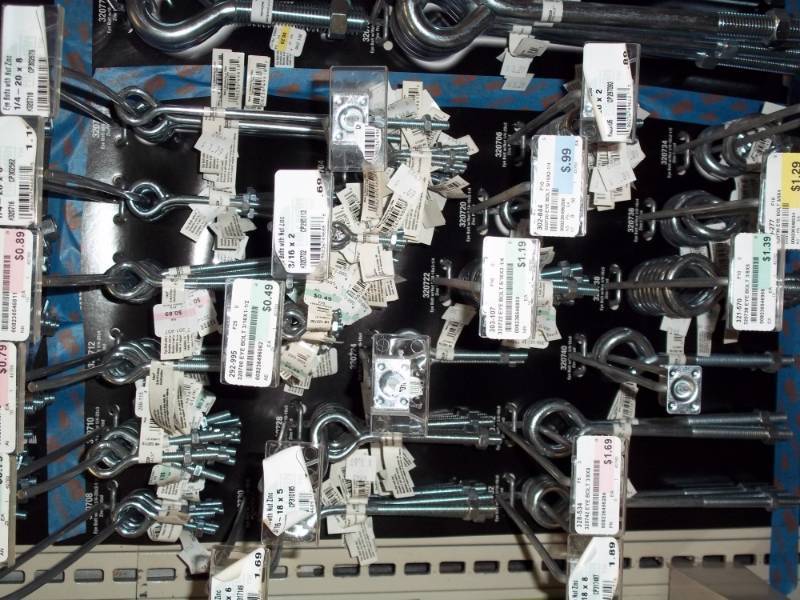 lot 778 image: Wall Lot of Variety of Eye Bolts