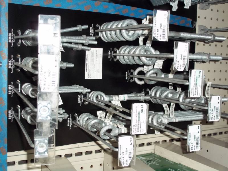 lot 781 image: Wall Lot of Variety Eye Bolts