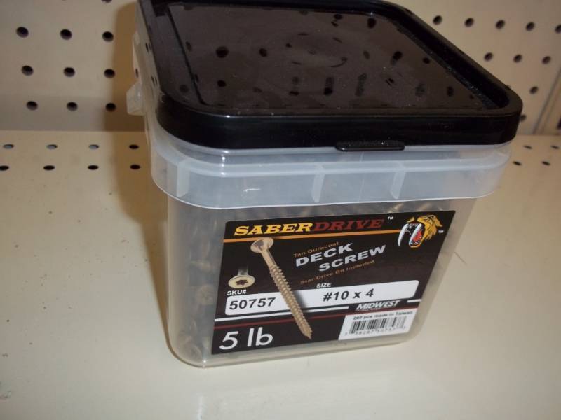 lot 793 image: Decks Screws 5 lbs 10 x 4