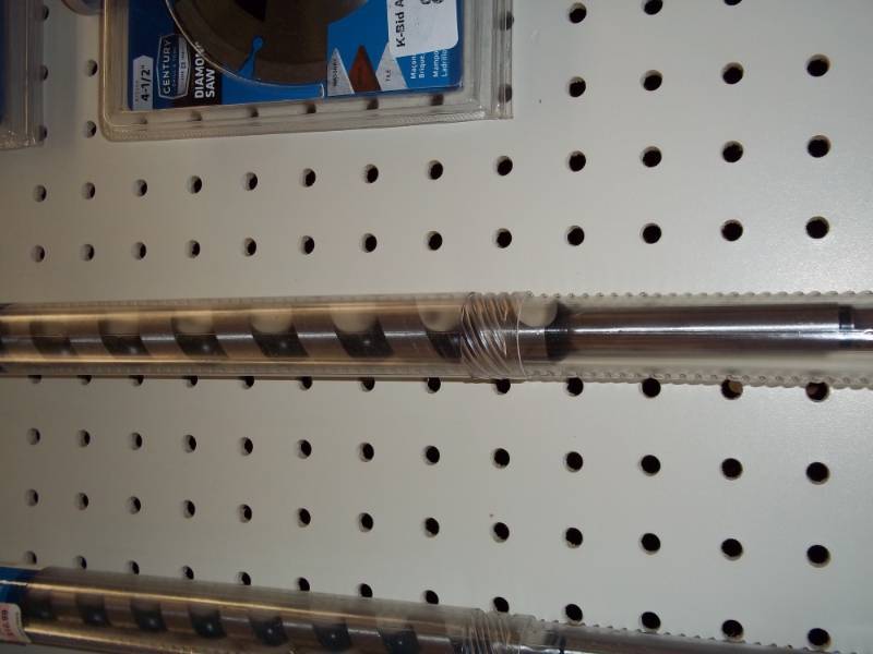 lot 836 image: Ship Auger Bit 18 in x 78 in