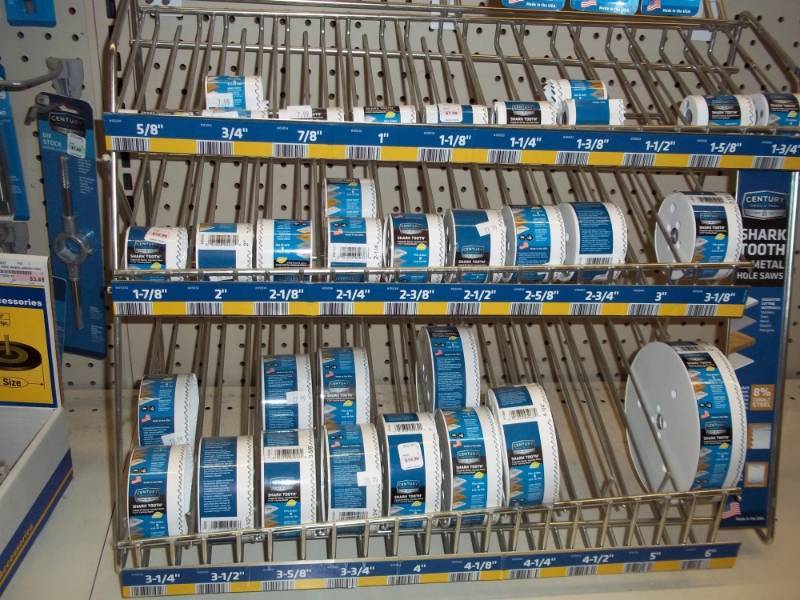 lot 858 image: Large Lot of Hole Saw Blades includes 33 blades  58 in to 6 in