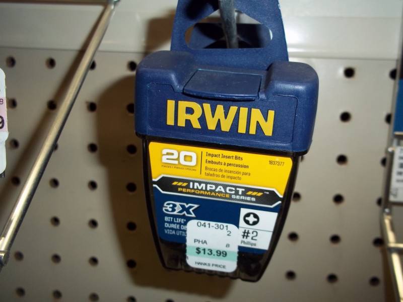 lot 862 image: Erwin 20 pc Bit Set