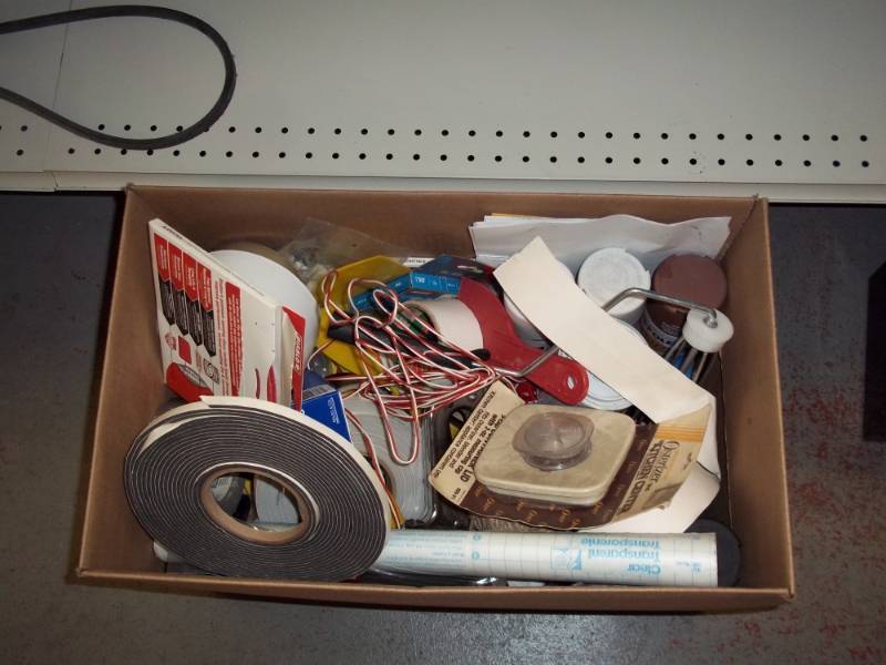 lot 892 image: Box of Misc Supplies