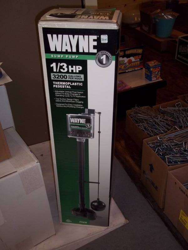 lot 901 image: Wayne Sump Pump 13 hp