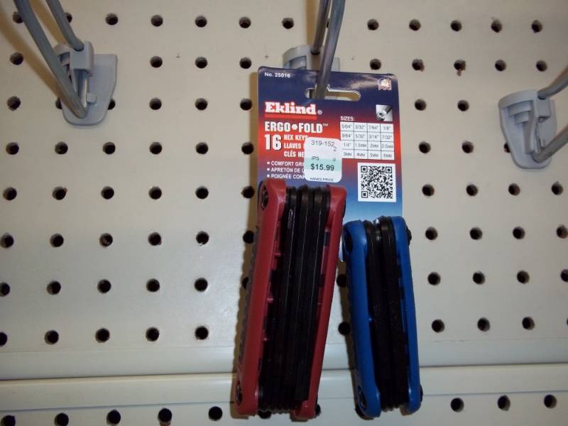 lot 925 image: Hex Key Set 2 Pk