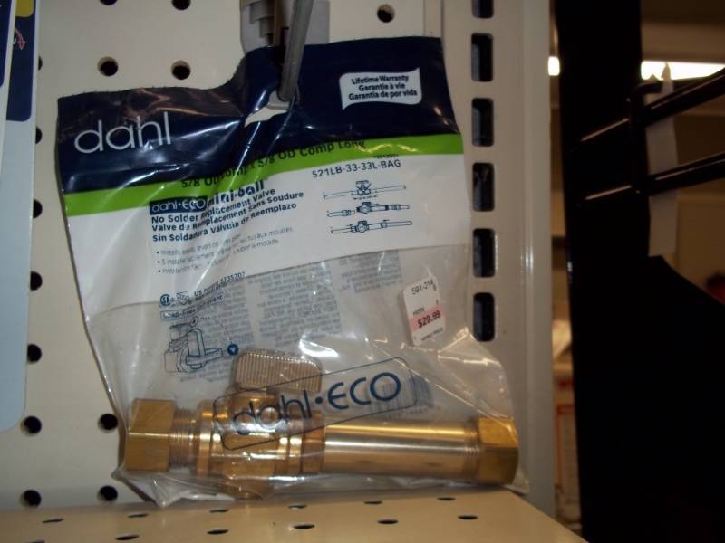 lot 1024 image: No Solder Replacement Valve