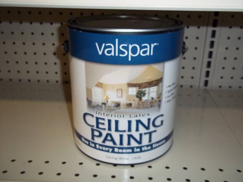 lot 1092 image: Gallon Valspar Ceiling White Paint