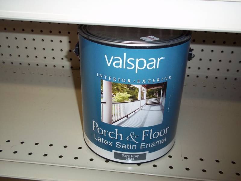 lot 1095 image: Gallon Dark Gray Porch and Floor Paint