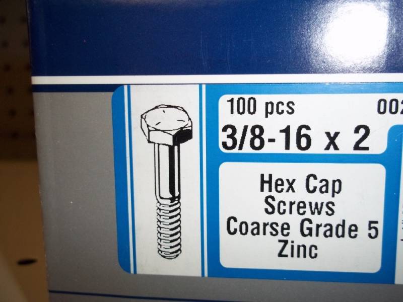 lot 1120 image: Box of Bolts 38-16 x 2