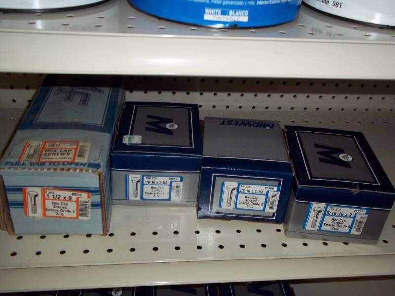 lot 1135 image: Lot of 4 Boxes of Misc hardware