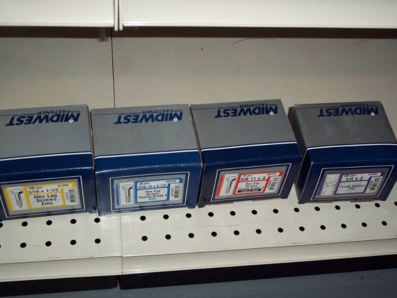 lot 1137 image: Lot of 4 Boxes of Misc hardware