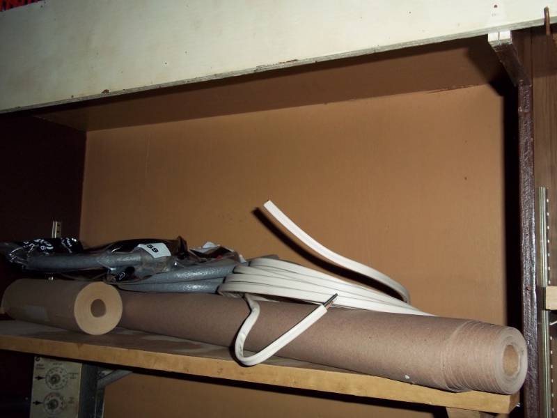 lot 1155 image: Assorted Craft Paper, Electrical Wire, Insulation