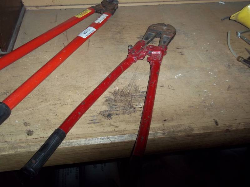 lot 1158 image: Used Large Bolt Cutter