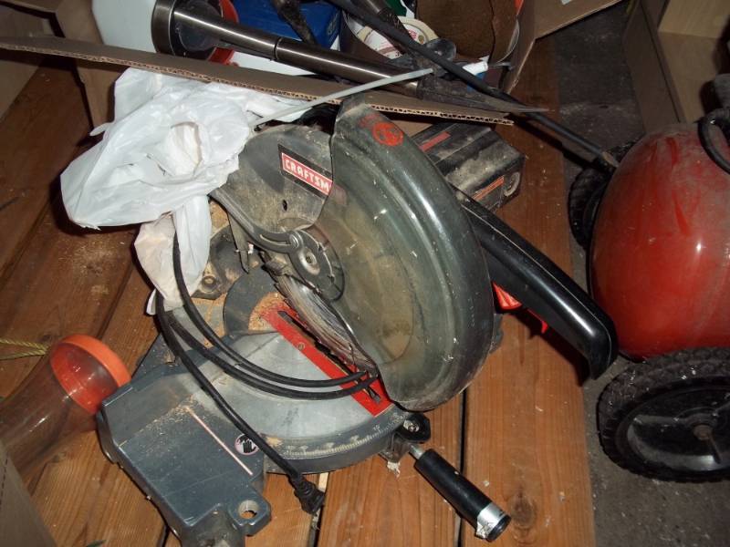 lot 1168 image: Used Craftman Chop Saw